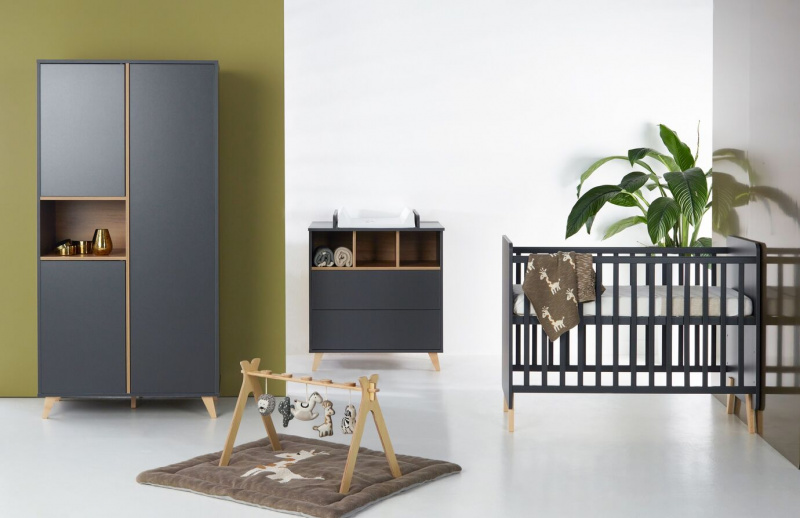 Quax detská izba Loft antracitová